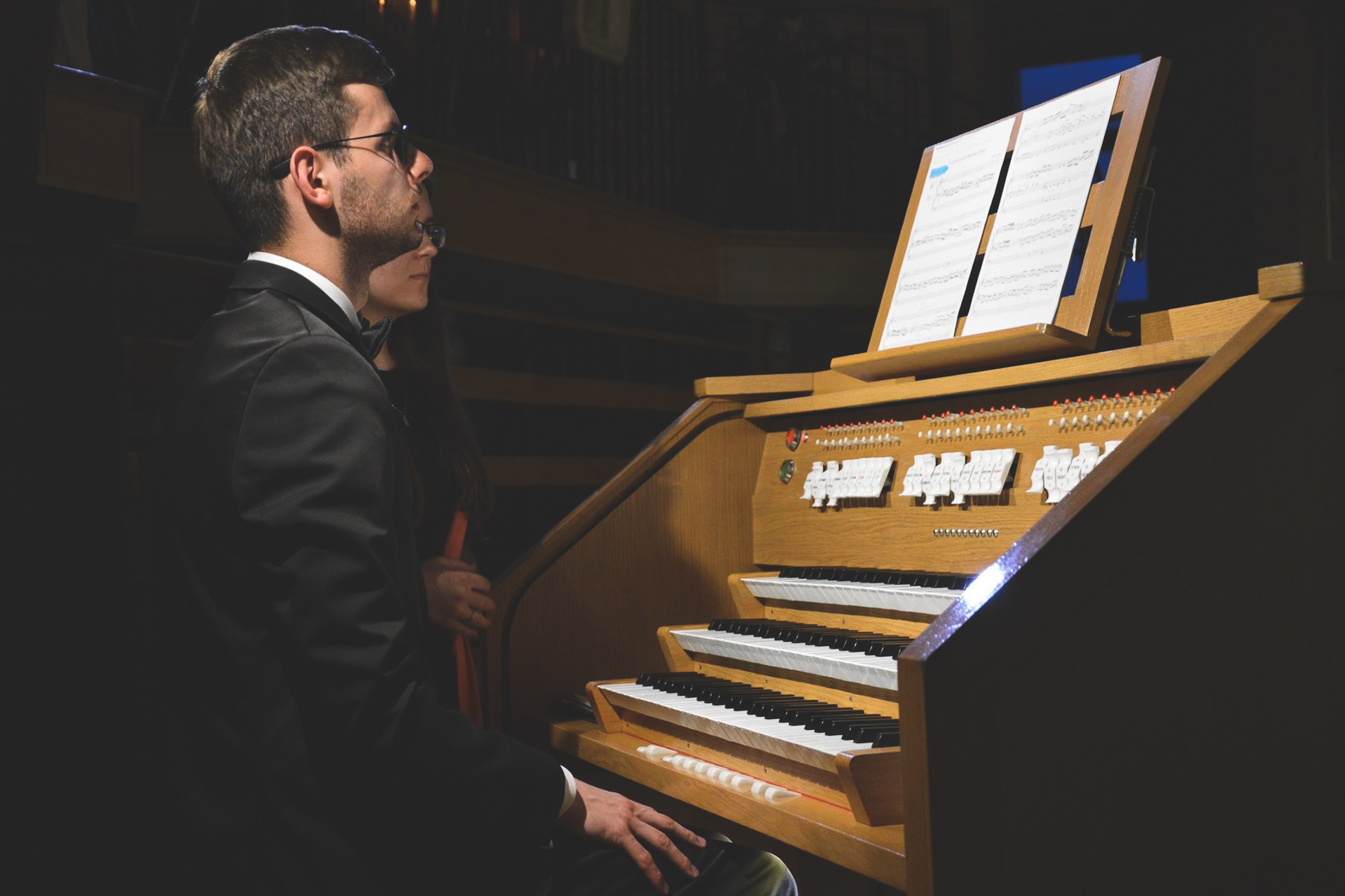 Koncert łukowskiego organisty Mateusza Rzewuskiego [FOTO]